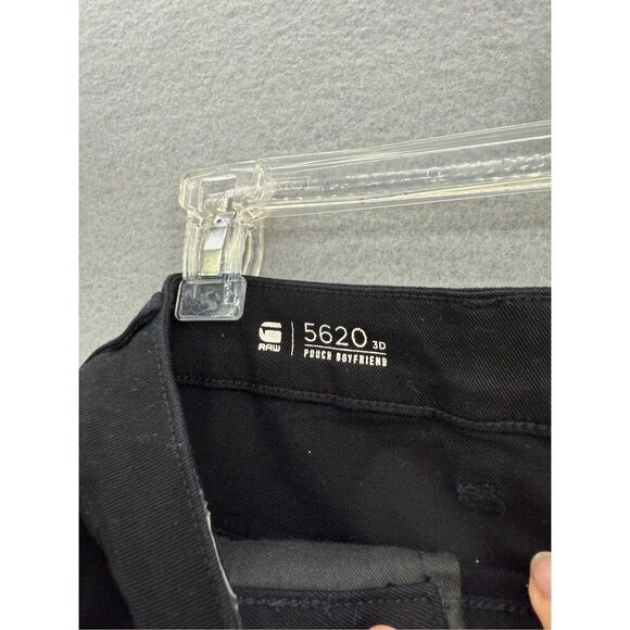 G-Star Black 5620 3D Pouch Boyfriend Jeans Size 28 - Picture 7 of 13